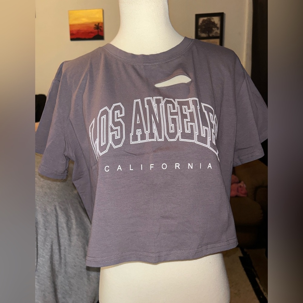 Cropped T shirt